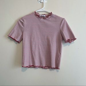Zara red top